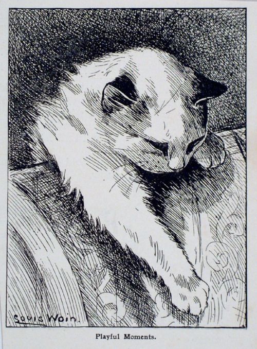Playful Moments, by Louis Wain